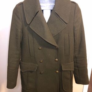 Zara Olive Green Trench Coat